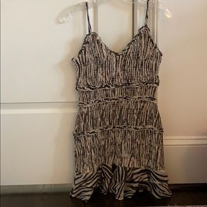Oliviaceous MEDIUM mini zebra print dress